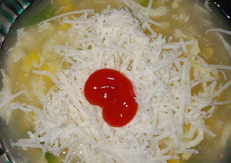 Resep Soup Cream jagung keju yang Enak