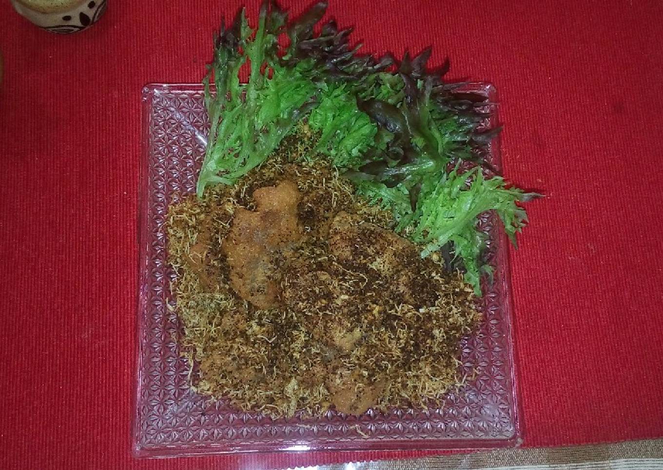 Srundeng Babi Tepung Almond