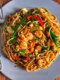 Spicy Chilli Garlic Prawn Noodles