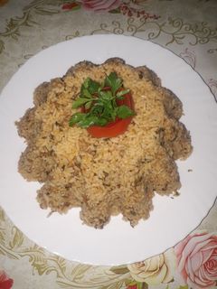 صورة لوصفة أرز بالخضر