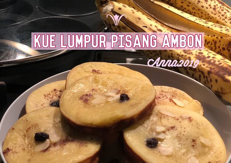 resep cara buat Kue Lumpur Pisang Ambon