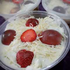 A picture of Salad buah so simple.