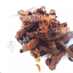 Lamb In Ginger And Chili Garlic XO Sauce A picture of Lamb In Ginger And Chili Garlic XO Sauce.