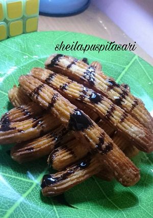 Foto resep Churros pisang