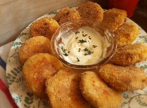 Una foto de Croquetas de repollo y zanahoria