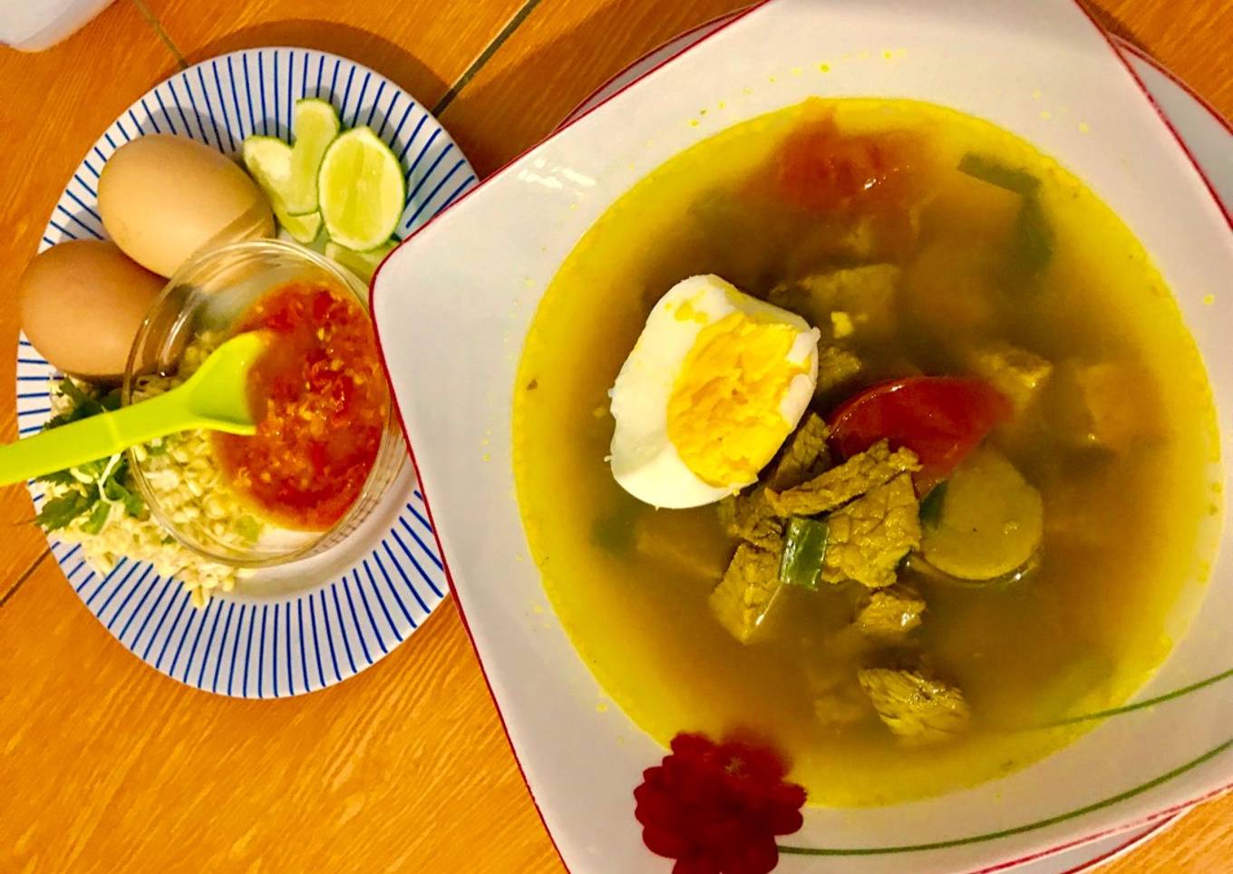 Soto Daging Kuah Bening Ala Ala