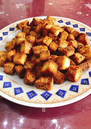 Φωτογραφία της συνταγής Σπιτικά κρουτόνς - Italian seasoning croutons