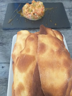 Una foto de Tostas sencillas para acompañar
