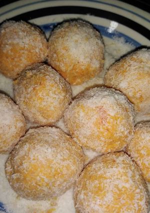 Una foto de Cocadas de zanahoria