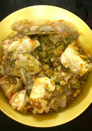 Foto resep Ayam ungkep lado hijo