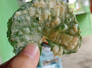 Foto resep Keripik rendeng/ pegagan