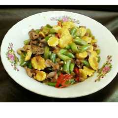A picture of Tumis jagung muda ati ampela.