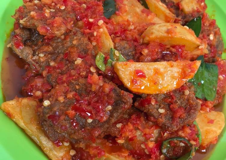 Dendeng daging kentang