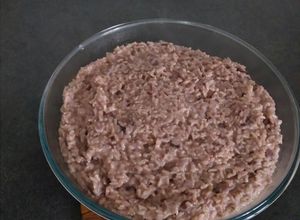 Una foto de Risotto con radicchio