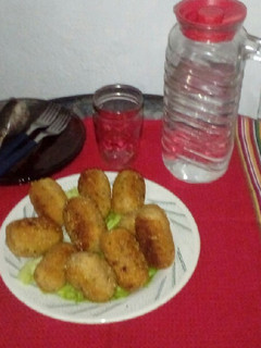 Una foto de Croqutas de arroz#delantaldorado