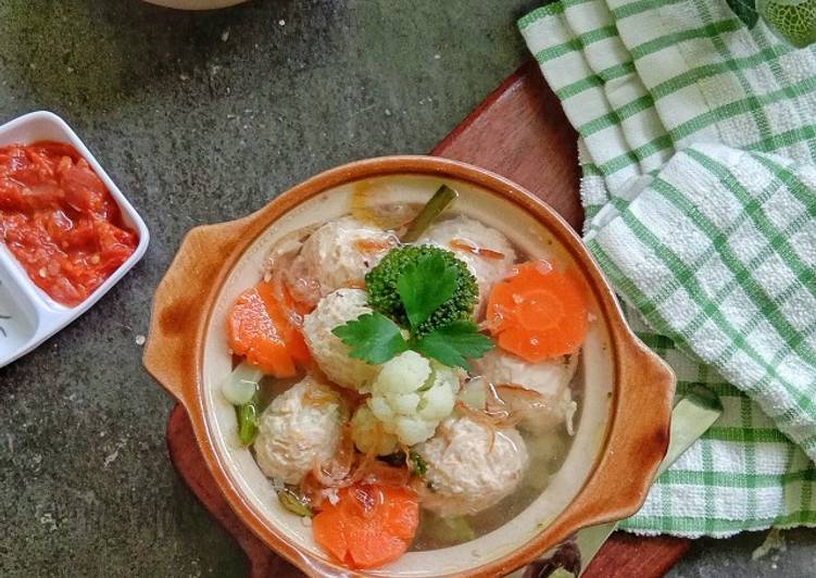 9 Resep: Sup Lohoa (Bakso Rambutan) , Enak Banget