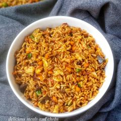 Curry Egg Fried Rice A picture of Curry Egg Fried Rice.