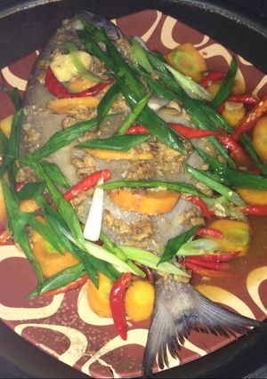 Foto resep Tim ikan bawal laut