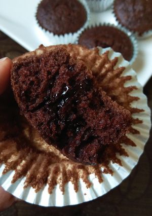 A picture of Chocolate cupcakes.