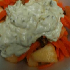 A picture of Apple Walnut and Carrot Salad.