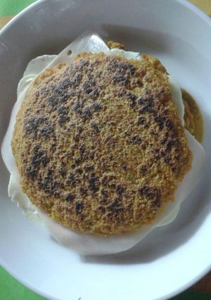 Una foto de Arepa de zanahoria