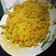A picture of Vegetable tumeric rice #festivedishcontest_mombasa.