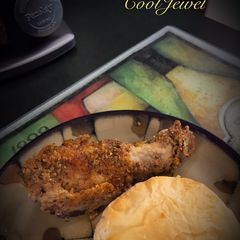 A picture of Julie’s Oven Fried Chicken.