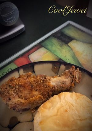 A picture of Julie’s Oven Fried Chicken.