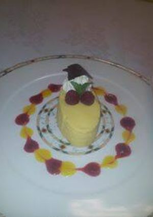 A picture of Mango mousse.