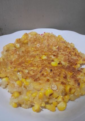 Foto resep Dadar Jagung Bumbu Instan