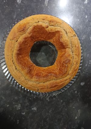 Una foto de Bizcocho sin Azúcar con Yogur de Frutos Rojos