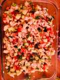 Cooked Fish and Shrimp Ceviche