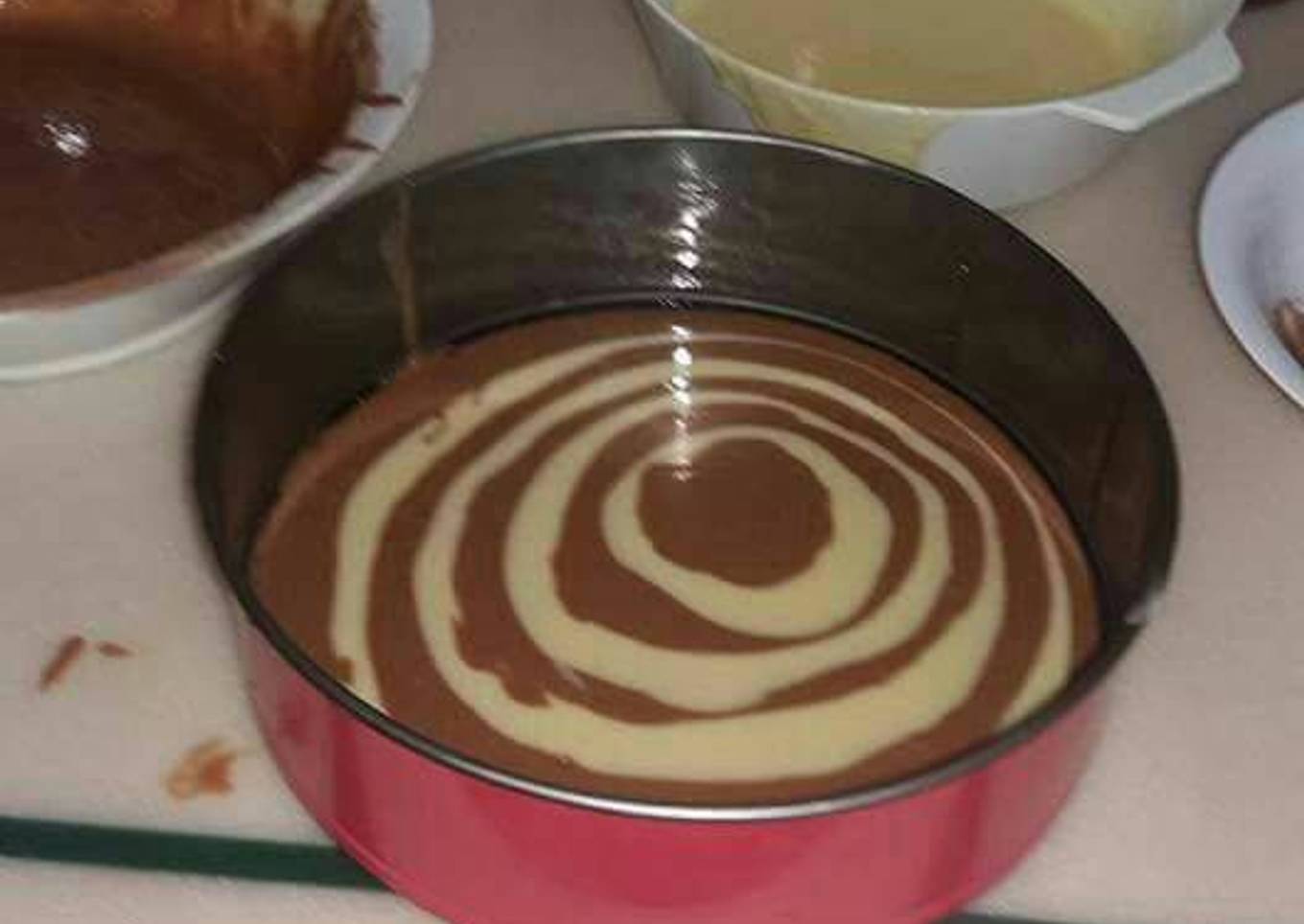 Zebra cake