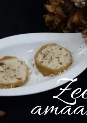 A picture of Badami Kheer Tartlets.