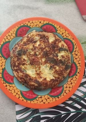 Una foto de Tortilla de zapallitos