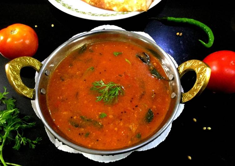 Recipe of Any-night-of-the-week Tomato and Onion Sambar