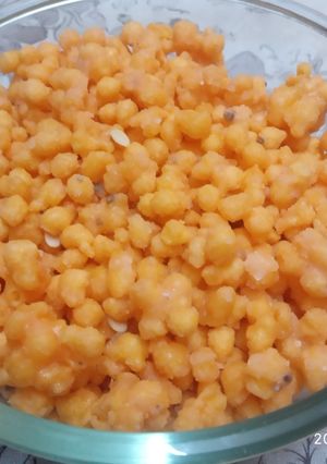 A picture of Sweet boondi.