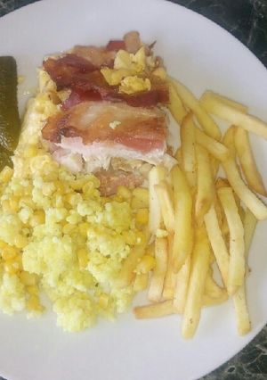 Baconos csirkemell recept fotója
