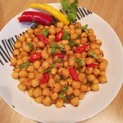 A picture of Instant chana chat.
