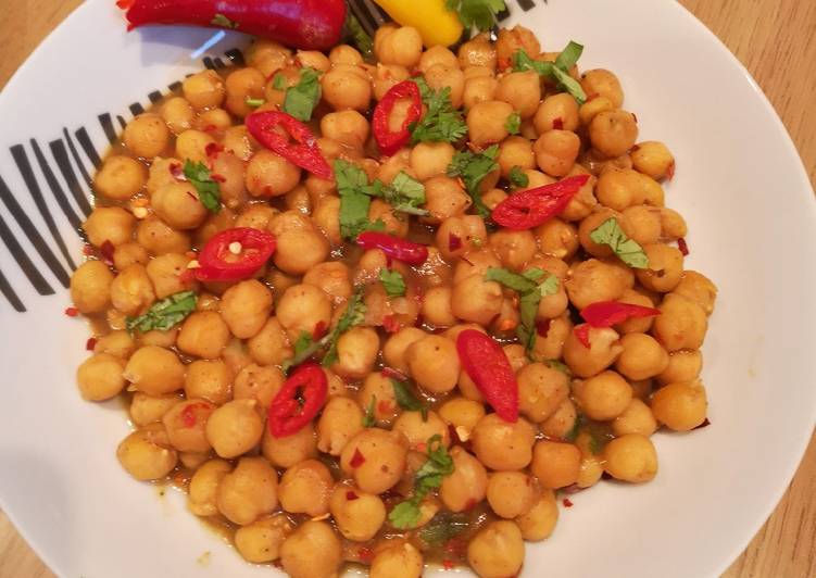 How to Make Homemade Instant chana chat