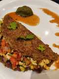 Ragi,oats,moong dal chilla