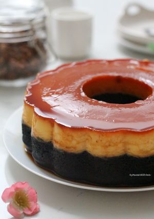 Foto resep Brownies Ketam Hitam Keju Karamel