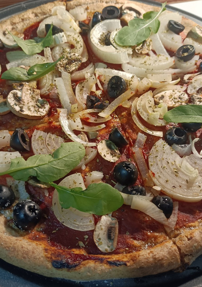 Una foto de Pizza hortelana