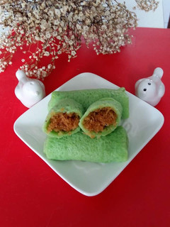Foto resep Dadar gulung isi unti kelapa