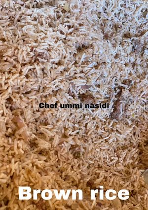 A picture of Brown rice.