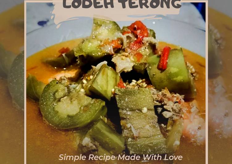 Resep masakan Lodeh Terong 🤤 | Cara Buat Lodeh Terong 🤤 Yang Mudah Dan Praktis