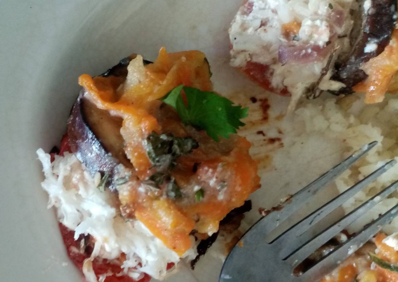 Tostadas de Berenjena al agridulce