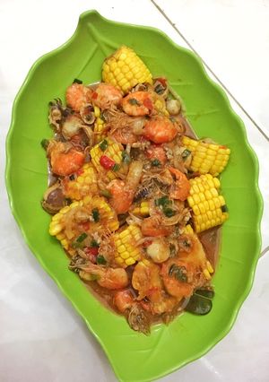 Foto resep Udang cumi saus padang