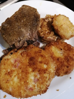 Una foto de Aros de cebolla rellenos