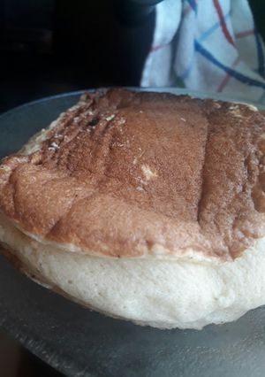 Una foto de Panqueques soufflé (esponjoso) tortitas americanas